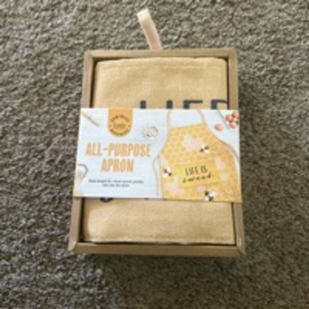 Unisex Unbranded Apron One Size Yellow Beige